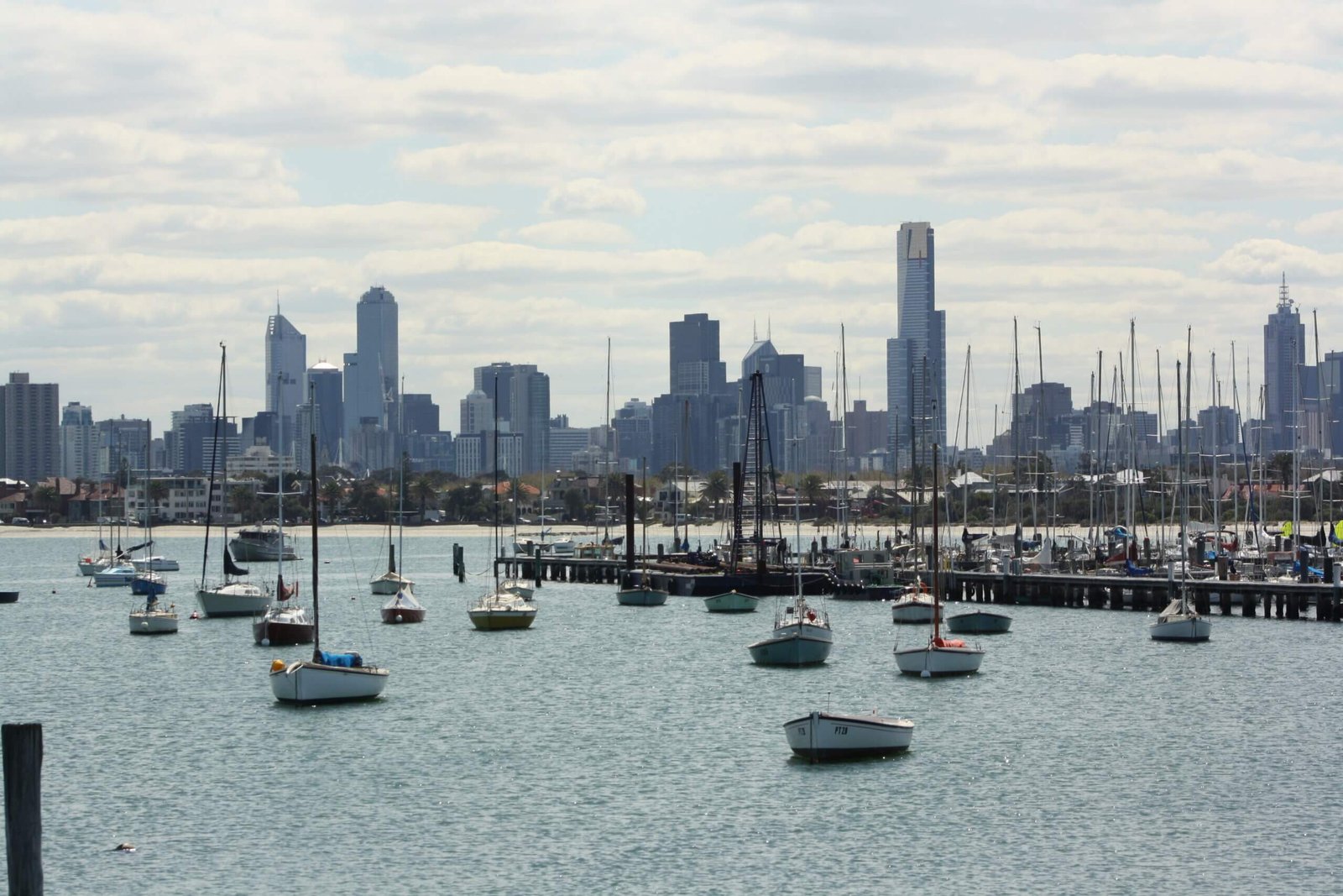 Blick von St.Kilda zur CBD