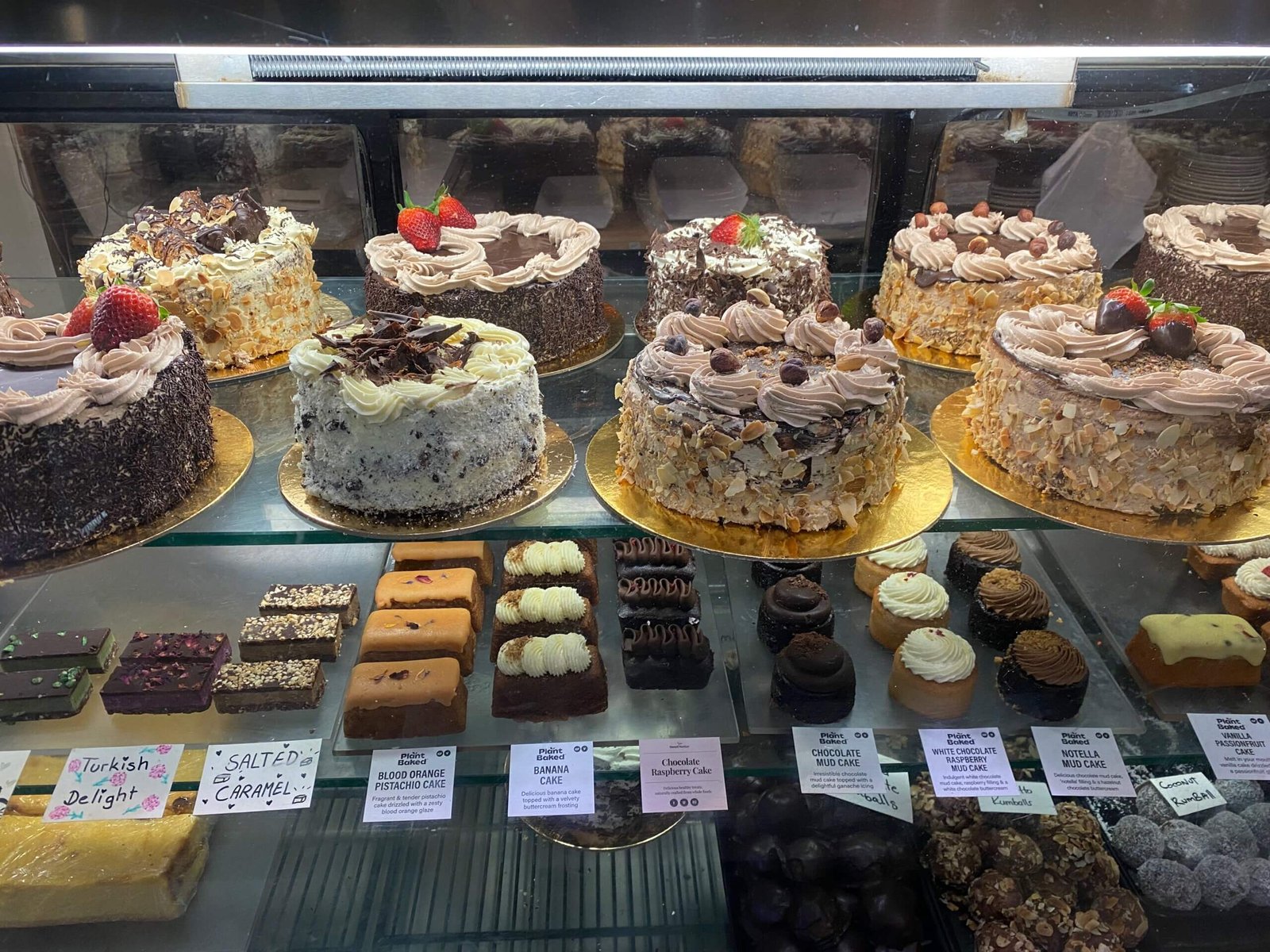 Kuchen in einem Kaffee in St. Kilda