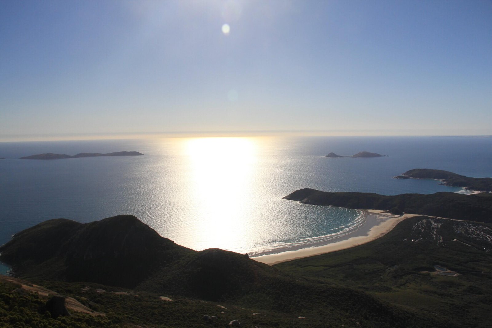 Aussicht vom Mount Oberon bei Sonnenuntergang