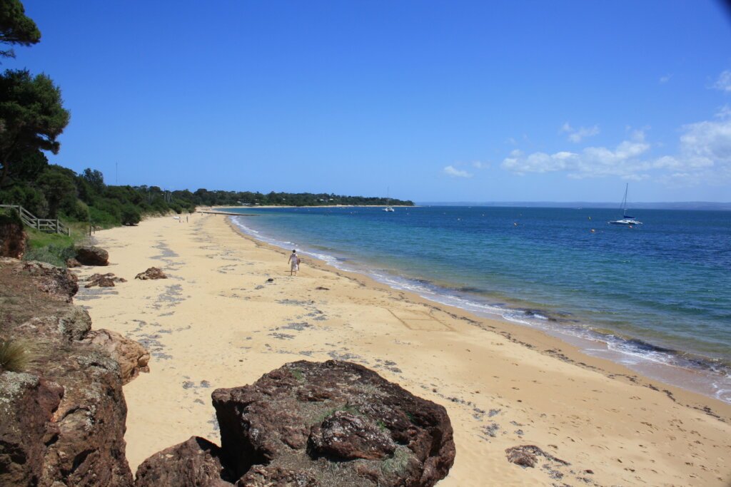 Strand auf Philipp Island. Victoria Australien