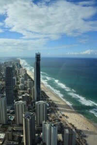 Bird view Surfers Paradise Gold Coast