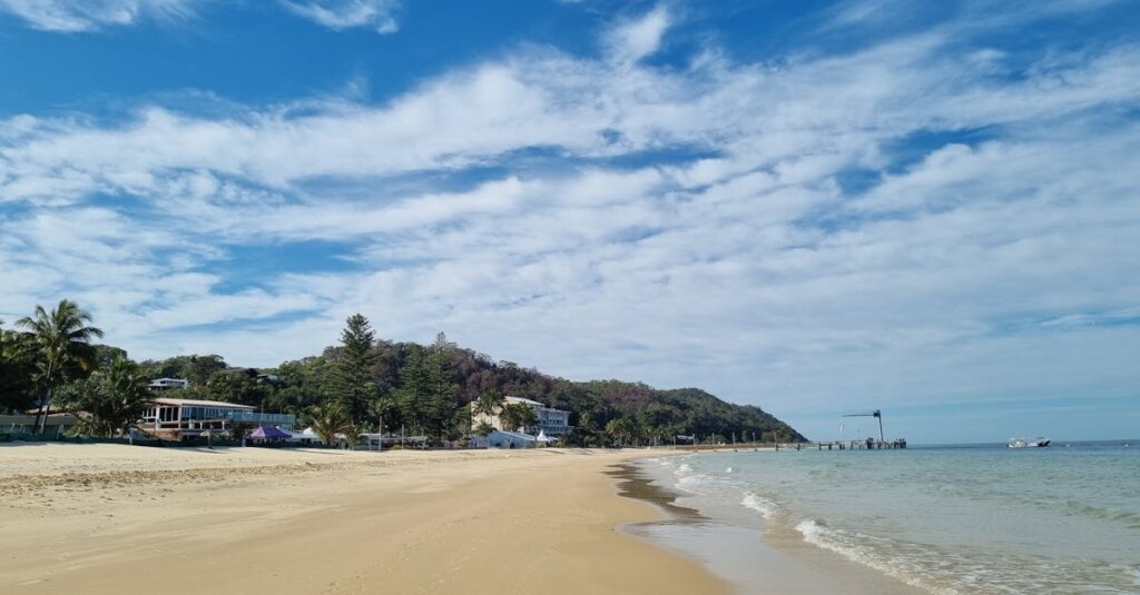 moreton_island Moreton Island's Fähranlegestelle