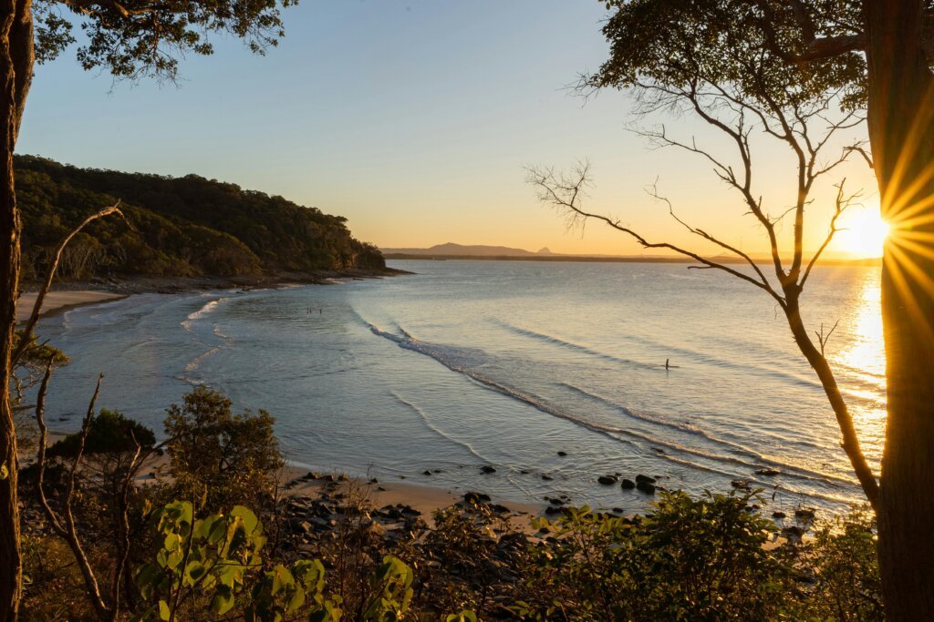 Noosa_Beach Noosa Beach Sunset Ausflugsziel ab Brisbane